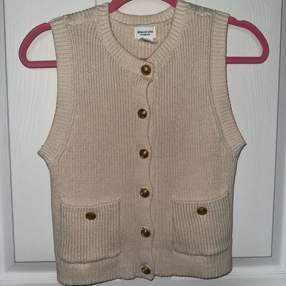 Song of Style Cream Knit Cardigan